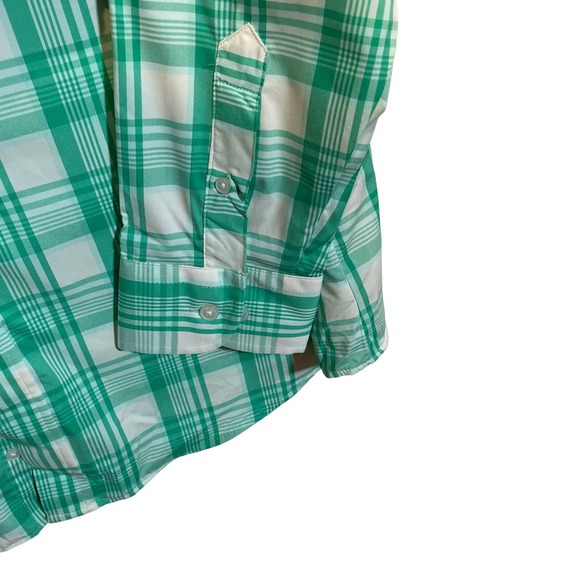 Club Room Men's Regular-Fit Plaid Shirt green XLarge - Picture 6 of 7